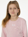 Under Armour Dievčenský set Under Armour UA RIVAL CREWNECK SET-PNK