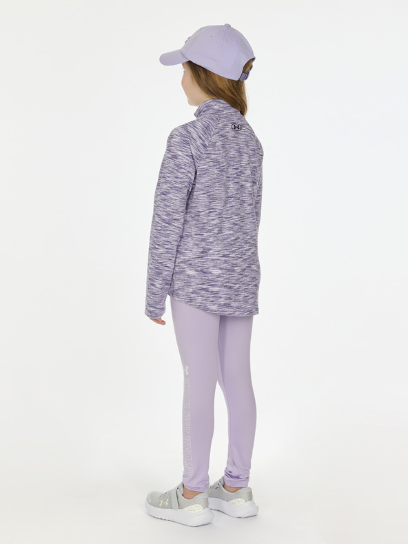Under Armour Dievčenský set Under Armour UA 1/4 ZIP LEGGING SET-PPL