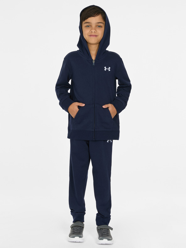 Under Armour Chlapčenský set Under Armour UA BRANDED LOGO FZ SET-BLU
