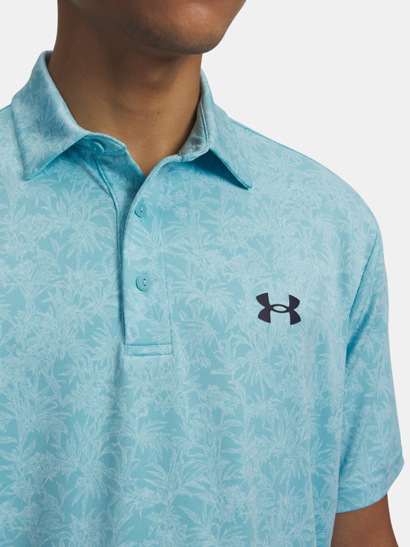 Under Armour Pánske tričko Under Armour UA Playoff 3.0 Printed Polo-BLU