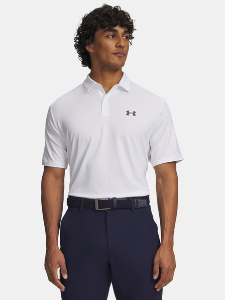 Under Armour Pánske tričko Under Armour UA Matchplay Polo-WHT