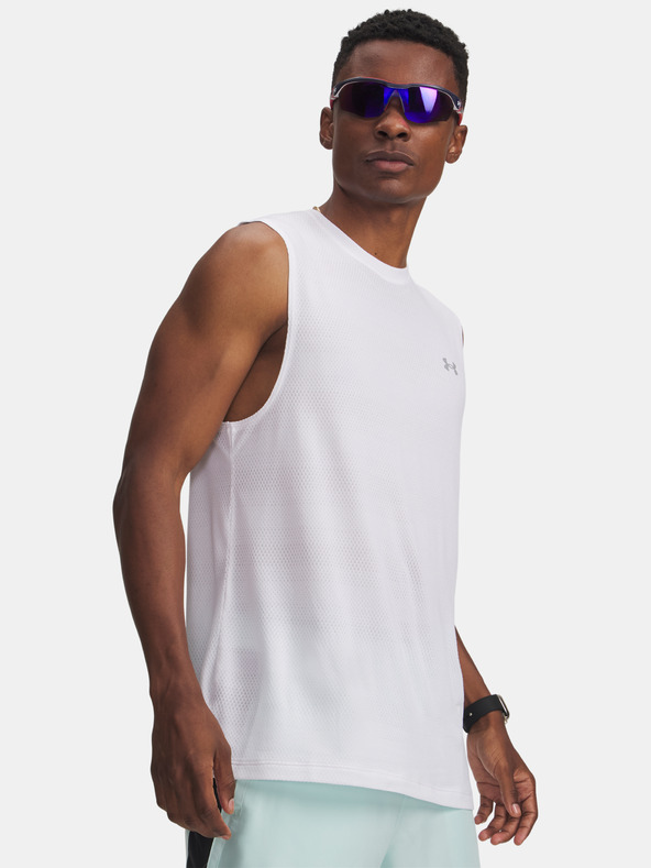 Under Armour Pánske tielko Under Armour UA Velociti Tank-WHT