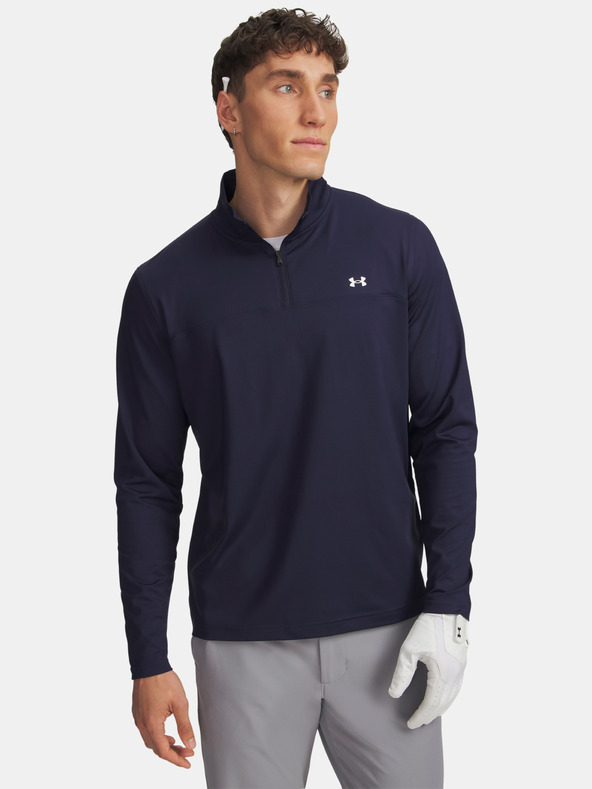 Under Armour Pánske tričko Under Armour UA T2G 1/4 Zip-BLU