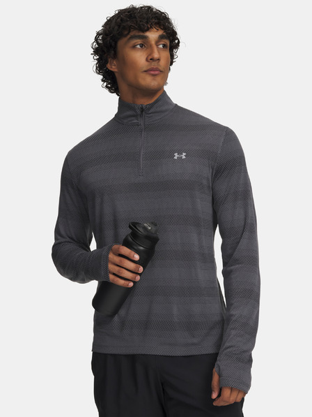 Under Armour Pánske tričko Under Armour UA Velociti 1/4 Zip-GRY