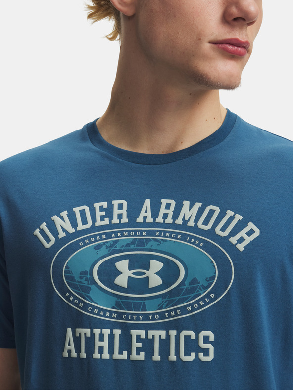 Under Armour Pánske tričko Under Armour UA M 60/40S ARMOR GLOBE SS-BLU