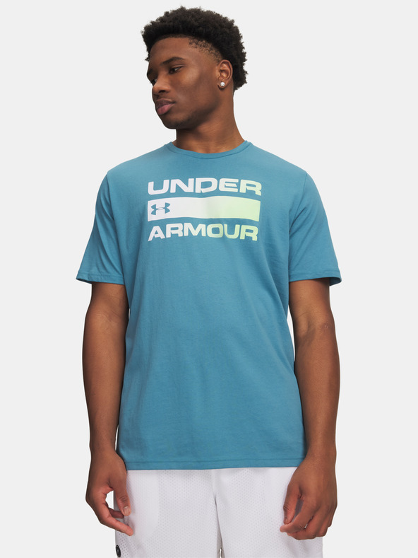 Under Armour Pánske tričko Under Armour UA TEAM ISSUE WORDMARK SS-BLU