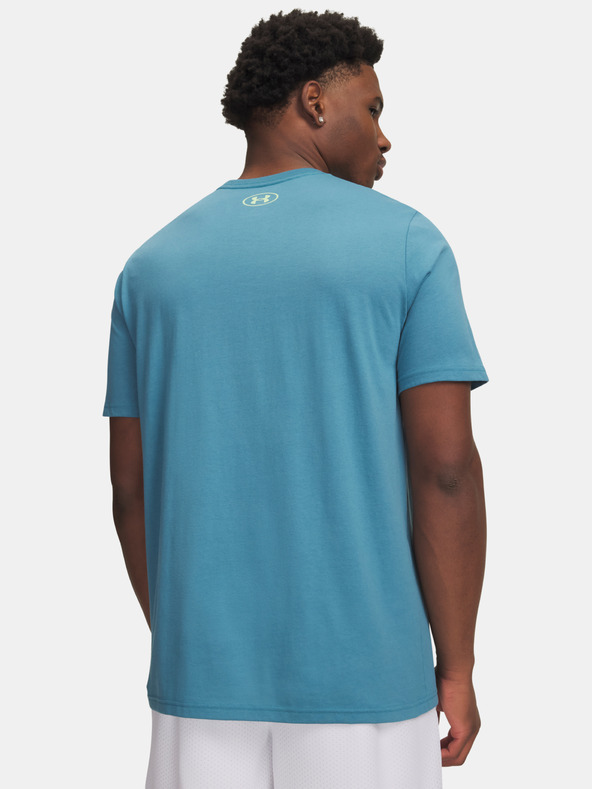 Under Armour Pánske tričko Under Armour UA TEAM ISSUE WORDMARK SS-BLU