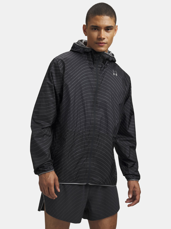 Under Armour Pánska bunda Under Armour UA Halo Run ReflectiveJacket-GRY