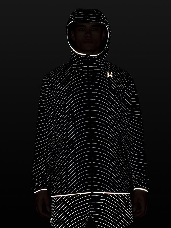 Under Armour Pánska bunda Under Armour UA Halo Run ReflectiveJacket-GRY