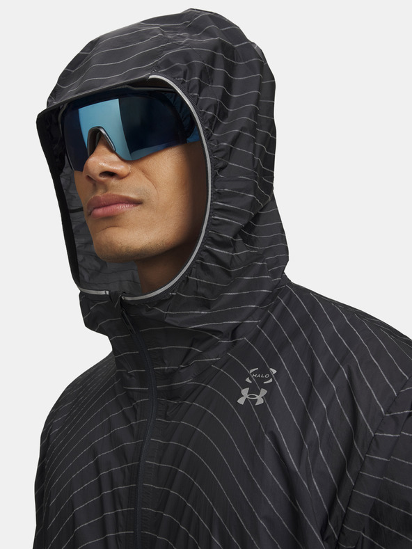 Under Armour Pánska bunda Under Armour UA Halo Run ReflectiveJacket-GRY