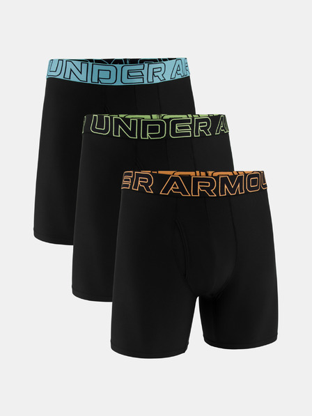 Under Armour Pánske boxerky Under Armour Ua Performance Tech - Solid 6in - 3pk