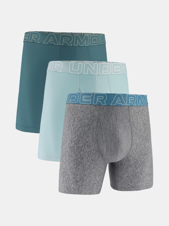Under Armour Pánske boxerky Under Armour Ua Performance Tech - Solid 6in - 3pk