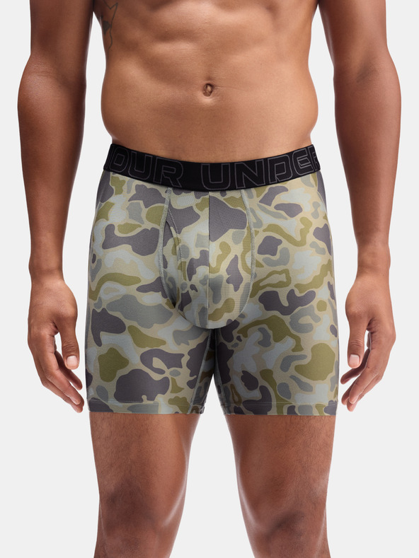 Under Armour Pánske boxerky Under Armour Ua Performance Tech - Print 6in - 1pk