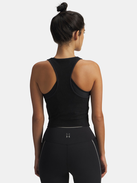 Under Armour Dámske tielko Under Armour UA Halo Jacquard Knit Tank-BLK