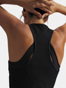 Under Armour Dámske tielko Under Armour UA Halo Jacquard Knit Tank-BLK