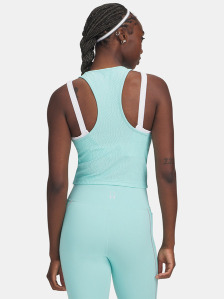 Under Armour Dámske tielko Under Armour UA Halo Jacquard Knit Tank-BLU
