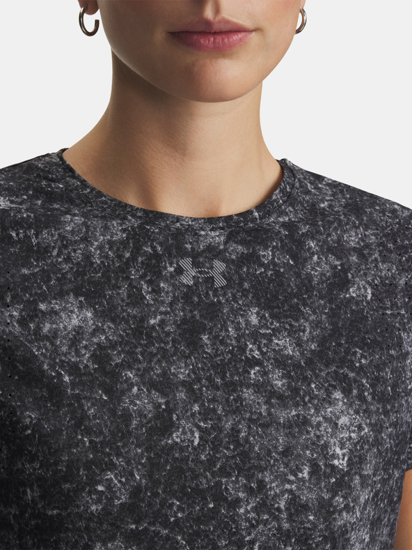 Under Armour Dámske tričko Under Armour UA Velociti Pro Print SS-BLK