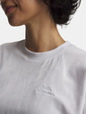 Under Armour Dámske tričko Under Armour Cropped Script SS Tee-WHT