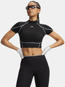 Under Armour Dámske tričko Under Armour HeatGear Elite Crop Mck SS-BLK