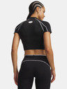 Under Armour Dámske tričko Under Armour HeatGear Elite Crop Mck SS-BLK