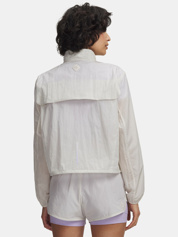 Under Armour Dámska bunda Under Armour W Explor Trail Run Wind Jckt-WHT