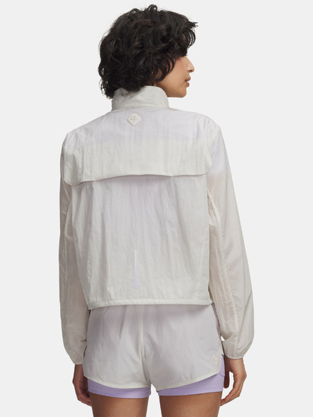 Under Armour Dámska bunda Under Armour W Explor Trail Run Wind Jckt-WHT