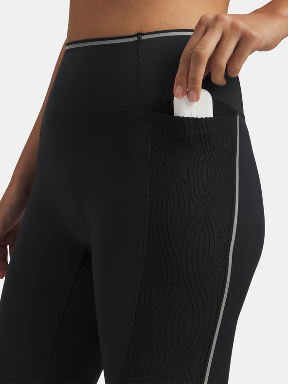 Under Armour Dámske legíny Under Armour UA Halo Jacquard Legging-BLK
