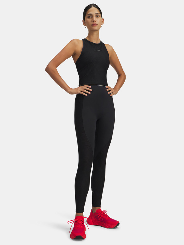 Under Armour Dámske legíny Under Armour UA Halo Jacquard Legging-BLK