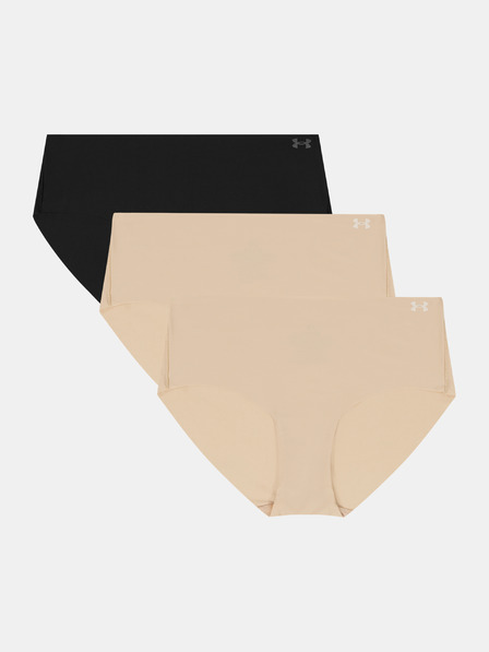 Under Armour Dámske nohavičky Under Armour Ua Pure Stretch No Show Hipster-Solid -