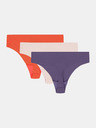 Under Armour Dámske tangá Under Armour Ua Pure Stretch No Show Thong -Solid -