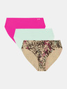 Under Armour Dámske nohavičky Under Armour Ua Pure Stretch No Show Bikini-Print -