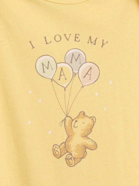 GAP Baby body s potlačou GAP