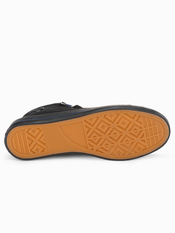 Ombre Clothing Čierne pánske tenisky Ombre Oblečenie T375