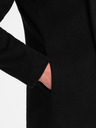 Ombre Clothing Čierny pánsky kabát C501