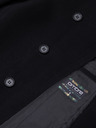 Ombre Clothing Čierny pánsky kabát C501