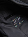Ombre Clothing Čierny pánsky kabát C501