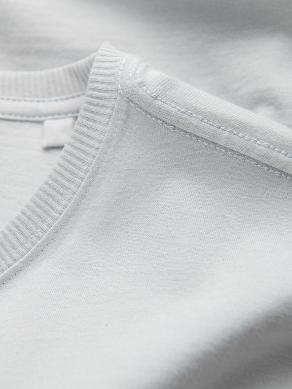 Ombre Clothing Svetlošedé pánske tričko Ombre Oblečenie