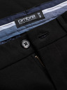 Ombre Clothing Čierne pánske slim fit chino nohavice Ombre Oblečenie