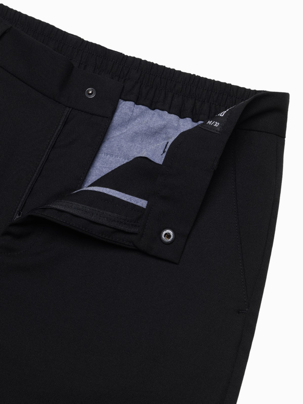 Ombre Clothing Čierne pánske chino nohavice Ombre Oblečenie