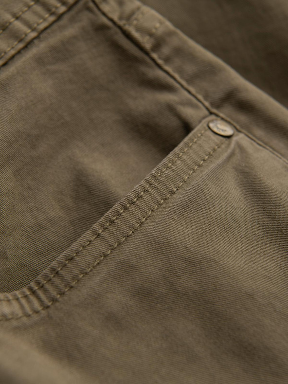 Ombre Clothing Khaki pánske chino nohavice Ombre Oblečenie