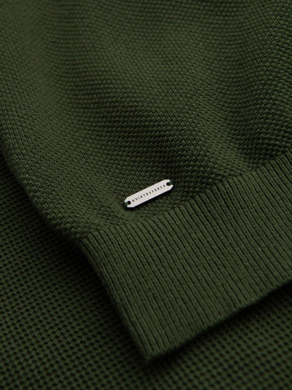 Ombre Clothing Zelené pánske polo tričko Ombre Clothing