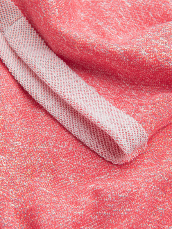 Ombre Clothing Červené pánske pruhované šortky Ombre Clothing