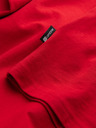 Ombre Clothing Červené pánske základné tričko Ombre Clothing