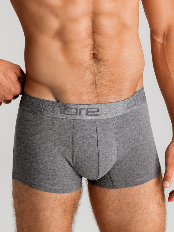 Ombre Clothing Sada troch pánskych boxeriek v sivej, bielej a čiernej farbe Ombre Clothing