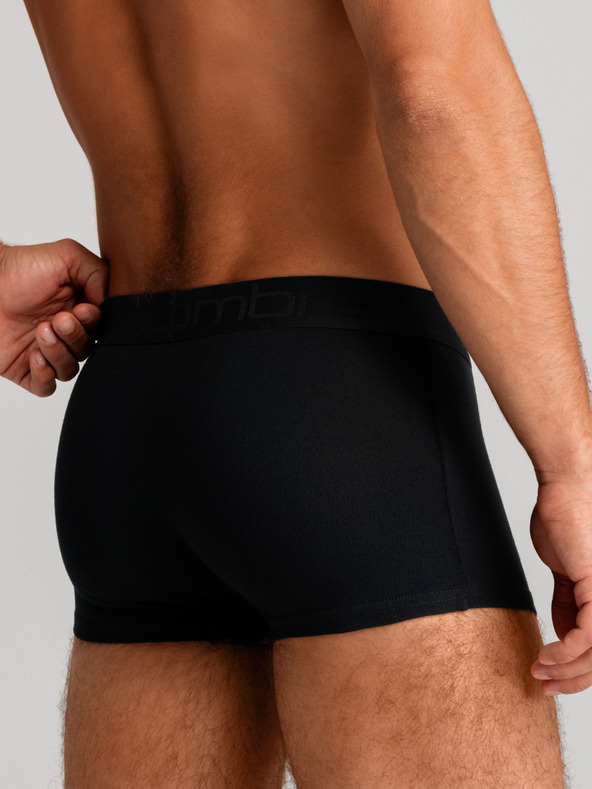 Ombre Clothing Sada troch pánskych boxeriek v sivej, bielej a čiernej farbe Ombre Clothing