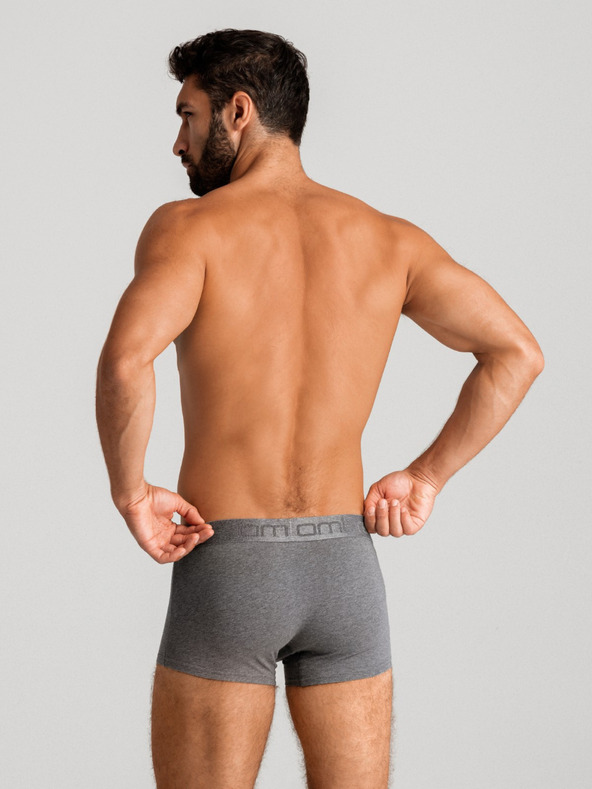 Ombre Clothing Sada troch pánskych boxeriek v sivej, bielej a čiernej farbe Ombre Clothing