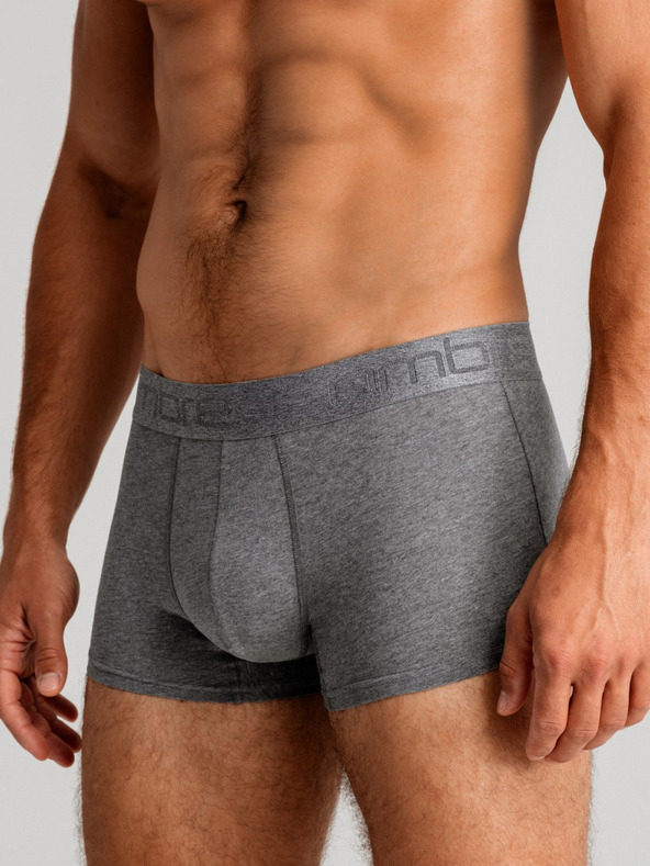 Ombre Clothing Sada troch pánskych boxeriek v sivej, bielej a čiernej farbe Ombre Clothing