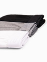 Ombre Clothing Sada troch pánskych boxeriek v sivej, bielej a čiernej farbe Ombre Clothing