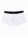 Ombre Clothing Biele pánske boxerky Ombre Clothing
