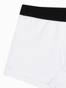 Ombre Clothing Biele pánske boxerky Ombre Clothing